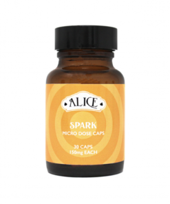 Alice Micro Dose Capsules – Spark (4500mg) | Golden Teacher + Cordyceps | Trippy Mushroom