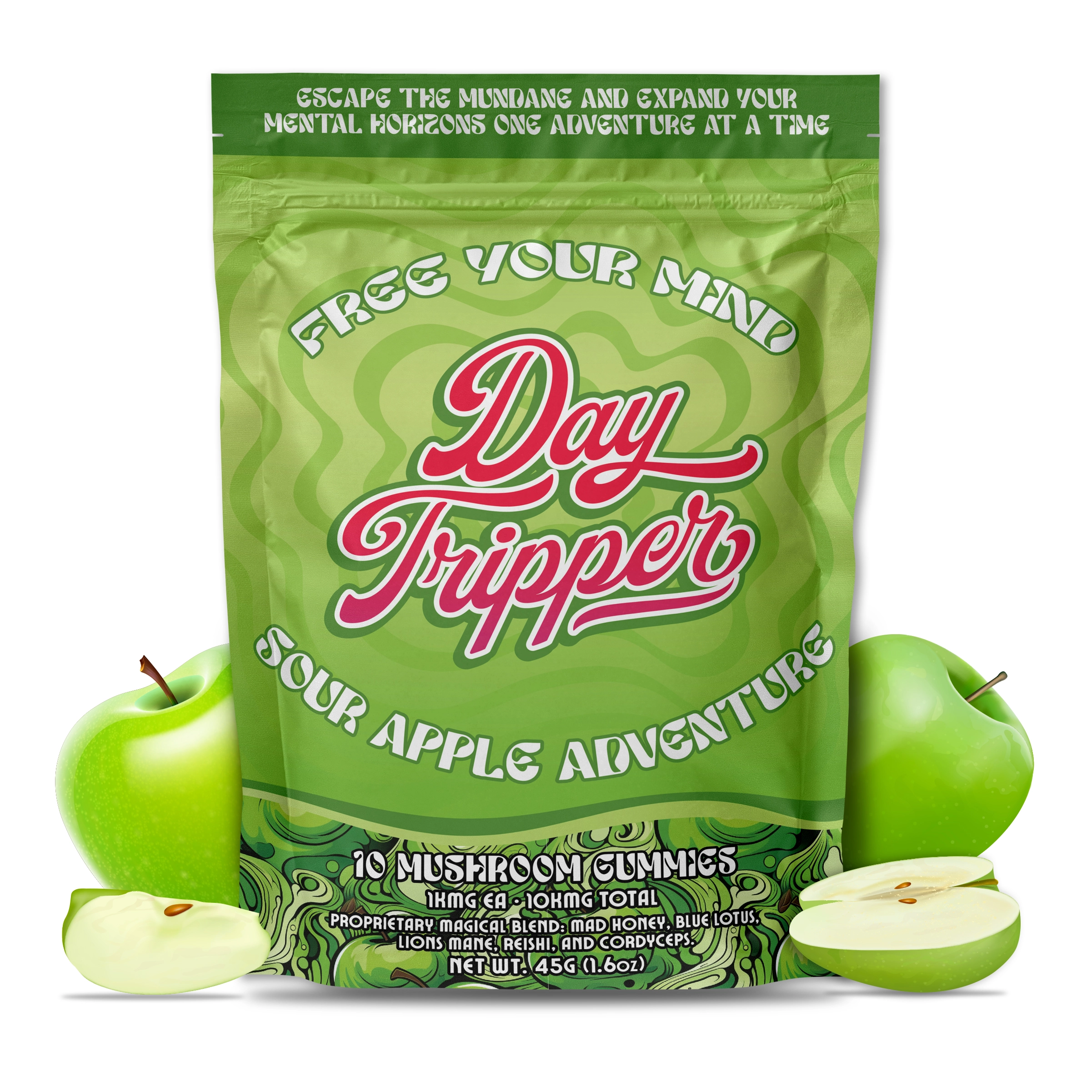 Sour Apple Mushroom Gummies | DayTripper | Trippy Mushroom