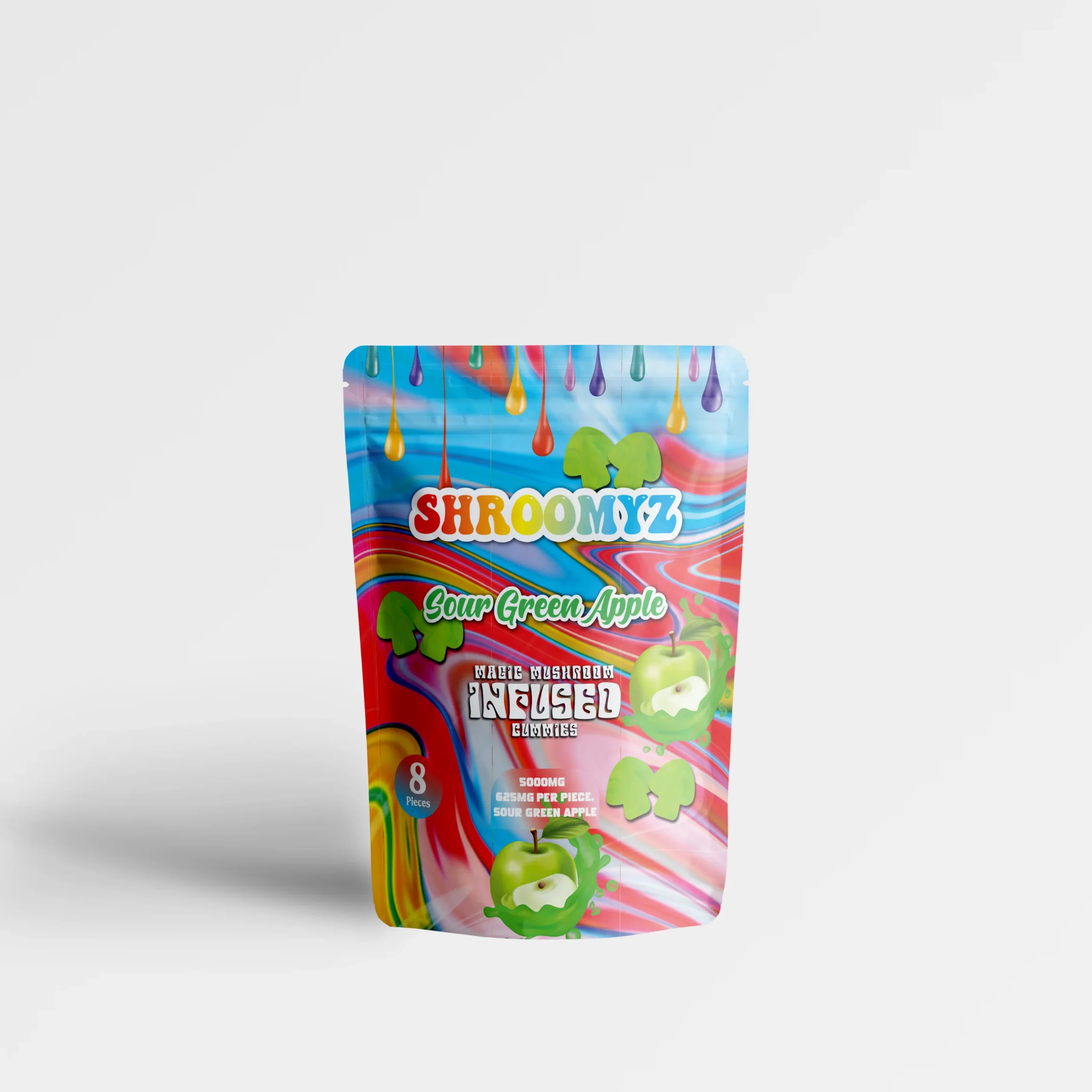 Sour Green Apple Shroomyz Gummies | Trippy Mushroom | Reviews & Benefits